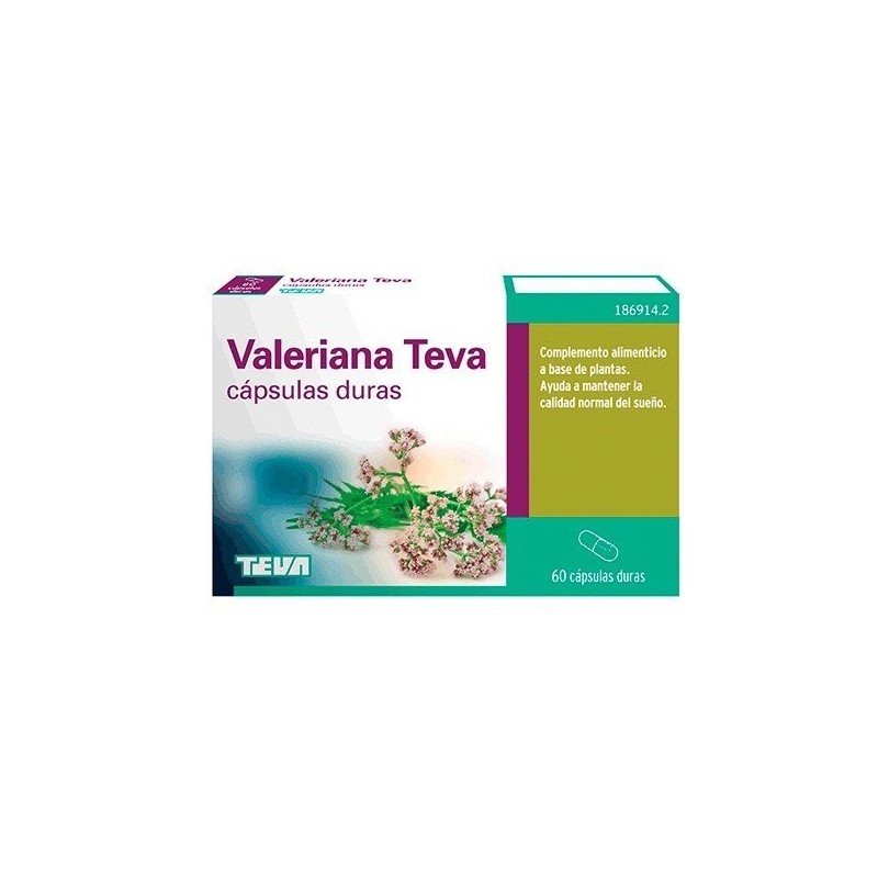 Valeriana teva 200 mg 60 cápsulas Teva - 1