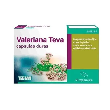 Valeriana teva 200 mg 60 c&aacute;psulas Teva - 1
