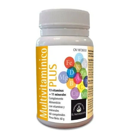 El naturalista multivitam&iacute;nico plus 60 c&aacute;psulas El Naturalista - 1