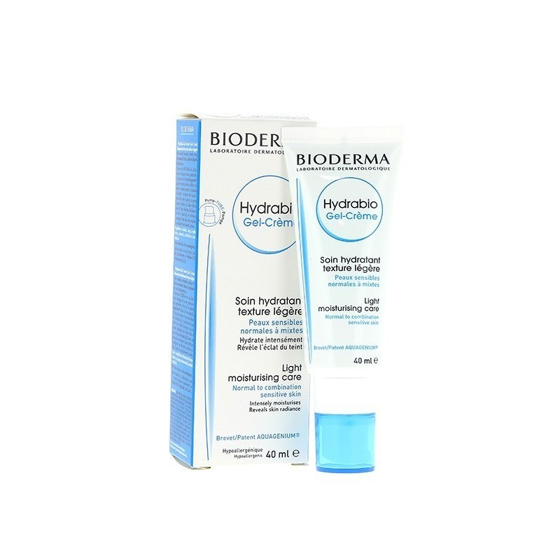 Bioderma hydrabio gel crema hidratante ligera 40ml Bioderma - 1