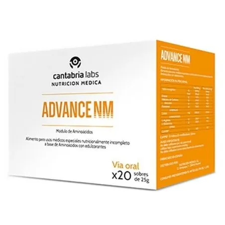 Advance nm 20 sobres de 25 gramos Nutrici&oacute;n M&eacute;dica - 1