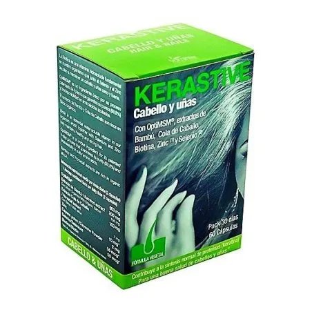 Kerastive cabello y u&ntilde;as f vegetal 60 c&aacute;psulas Kerastive - 1