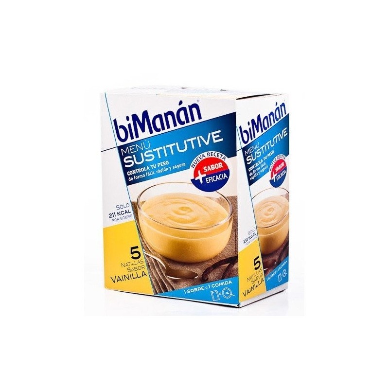 Bimanan natillas vainilla 250grx5uds Bimanan - 1