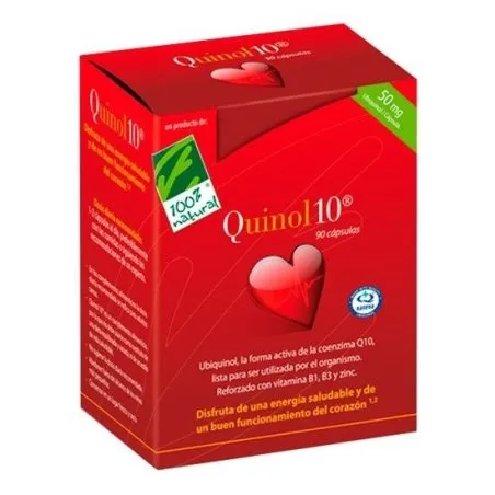 Cien por cien quinol-10 90 c&aacute;psulas 100mg Cien Por Cien Natural - 1