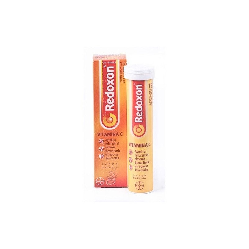 Redoxon vit.c naranja 15comp efervescent Redoxon - 1