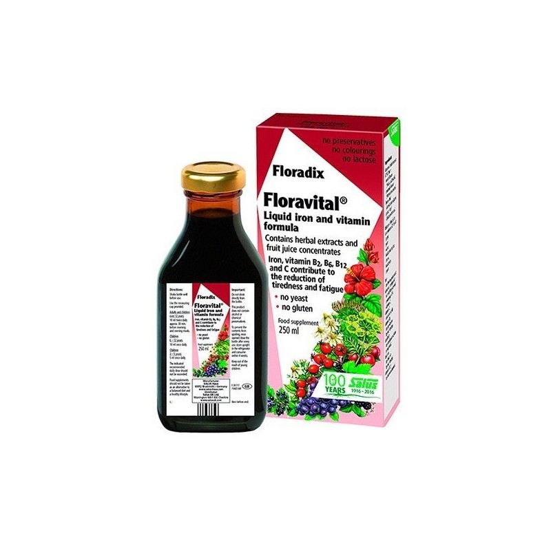 Floravital jarabe sin gluten 250 ml. Floradix - 1