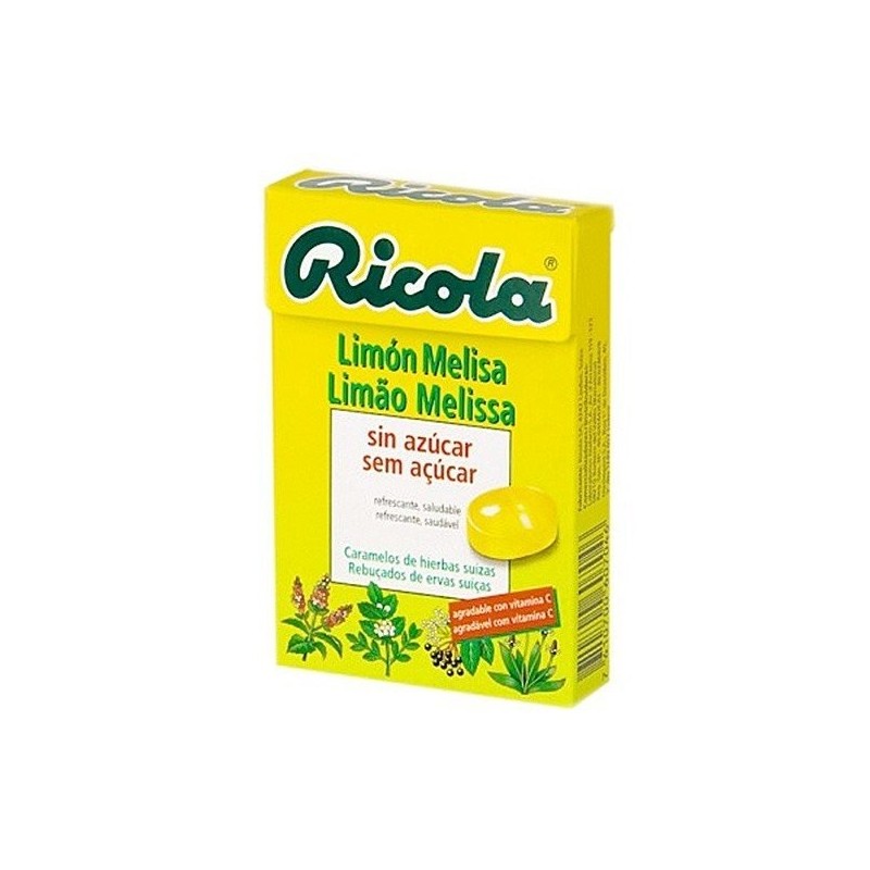 Ricola caramelos limon-melisa s/a 50 g. Ricola - 1