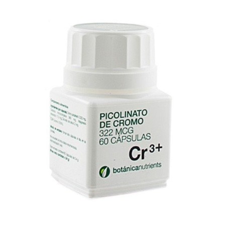 Picolinato cromo 322mcg 60 caps botanica Botanica - 1
