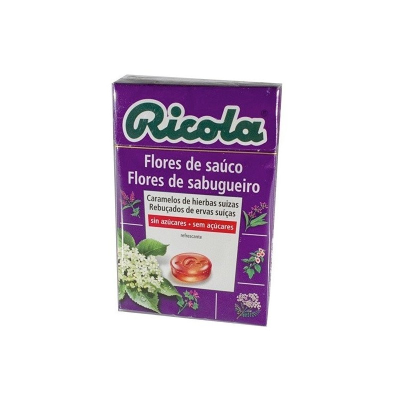 Ricola caramelos flor sauco s/a 50 g. Ricola - 1