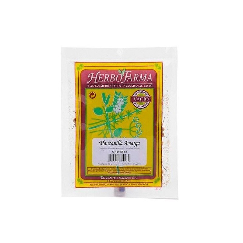 Herbofarma infusión manzanilla al vacio 30g Macoesa - 1