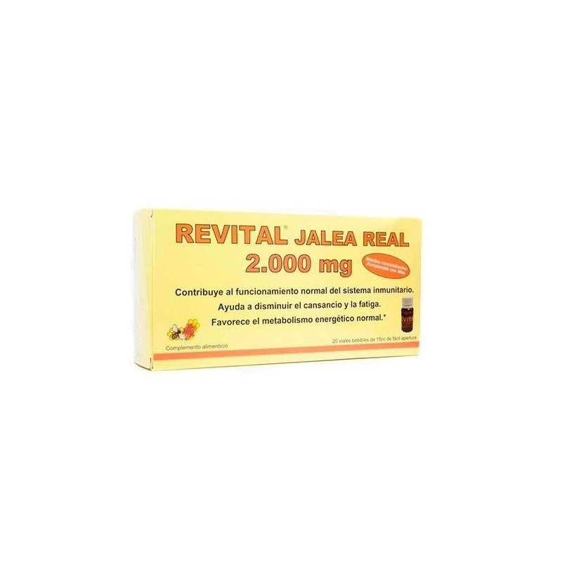 Revital jalea real 2000mg 20 viales bebibles Revital - 1