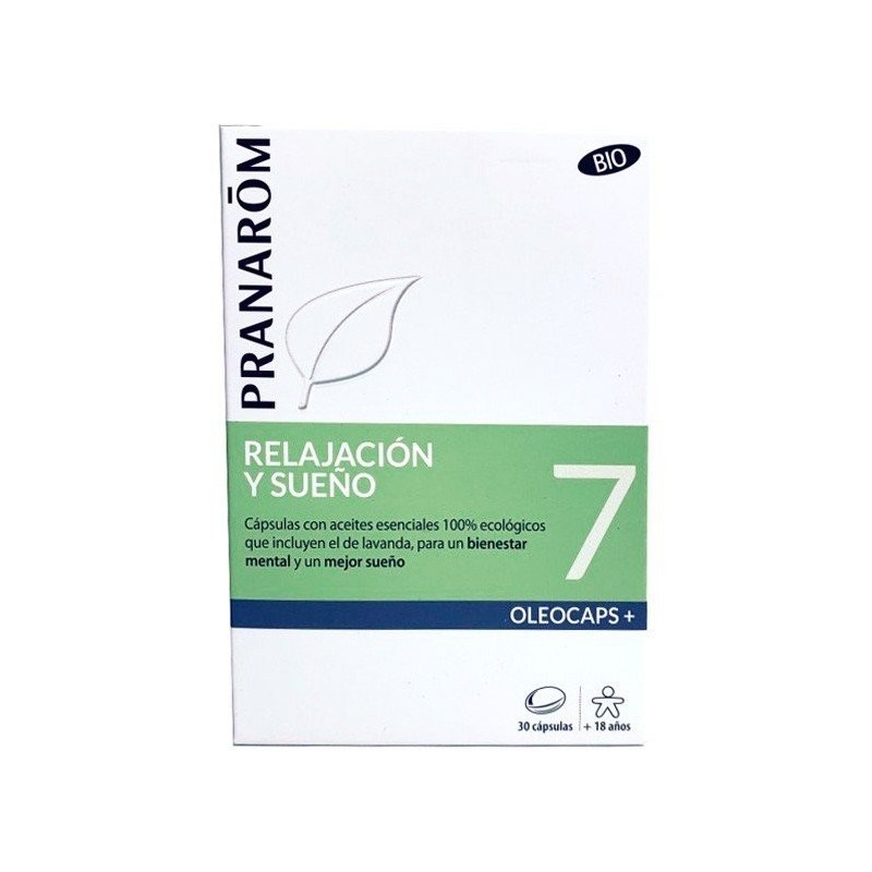 Pranarom oleocaps 7 relajación y sueño bio 30 cápsulas Pranarom - 1