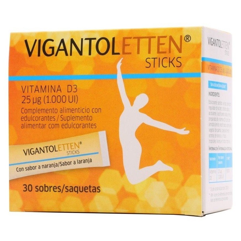 Vigantoletten 30 sticks sabor naranja Vigantoletten - 1