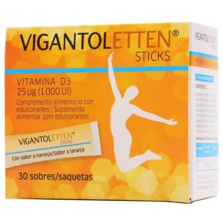 Vigantoletten 30 sticks sabor naranja Vigantoletten - 1