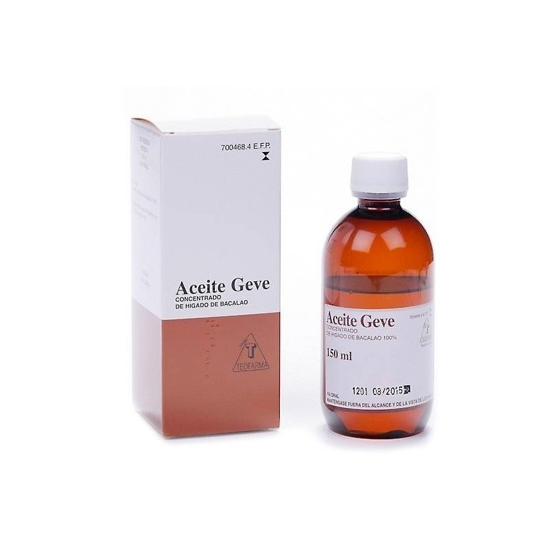 Geve neo aceite higado bacalao 150ml Teofarma - 1