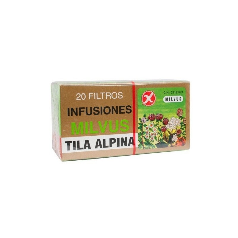 Tila alpina milvus 20 filtros Milvus - 1