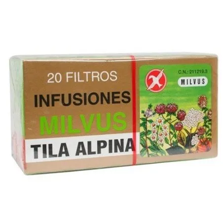 Tila alpina milvus 20 filtros Milvus - 1