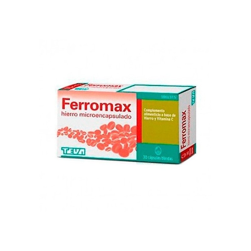 Ferromax 30 cápsulas blandas Teva - 1