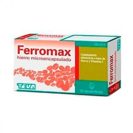 Ferromax 30 c&aacute;psulas blandas Teva - 1