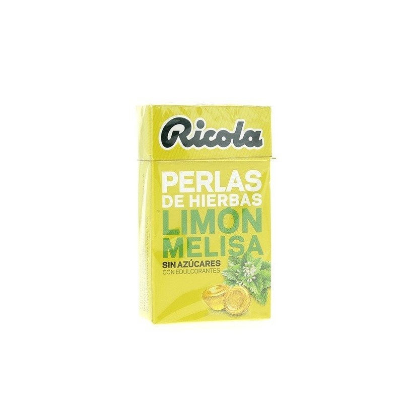 Ricola perlas limon-melisa s/a 25 g. Ricola - 1