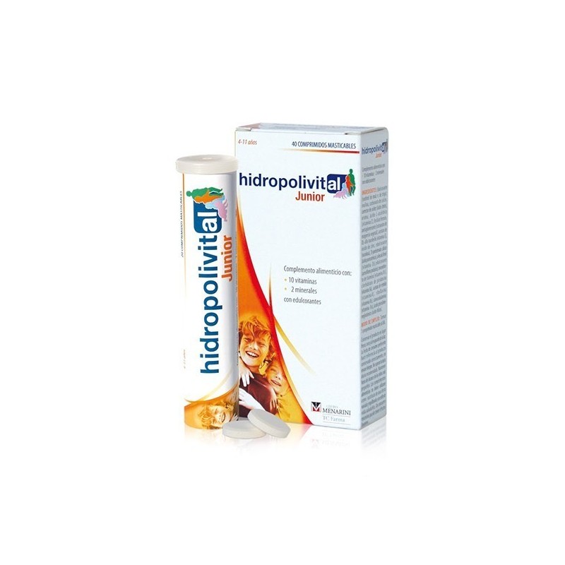 Hidropolivital junior 40 comp.masticable Hidropolivital - 1
