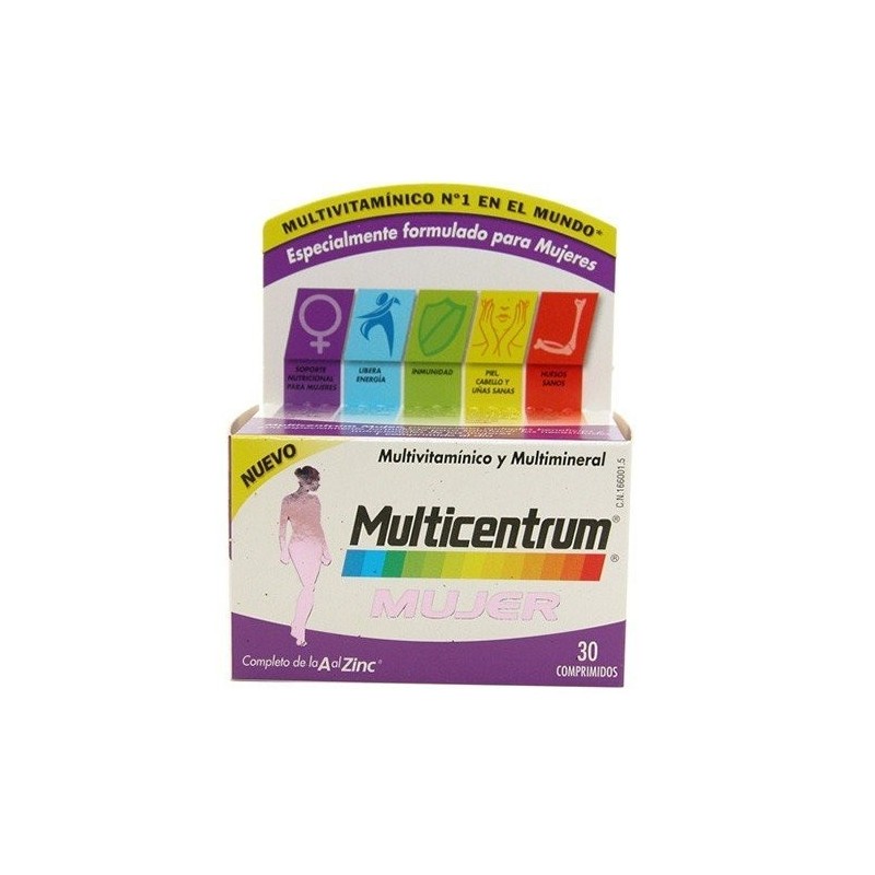 Multicentrum mujer 30 comprimidos Multicentrum - 1