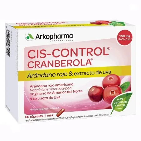 Arkopharma cranberola ciscontrol 60 c&aacute;psulas Arkopharma - 1
