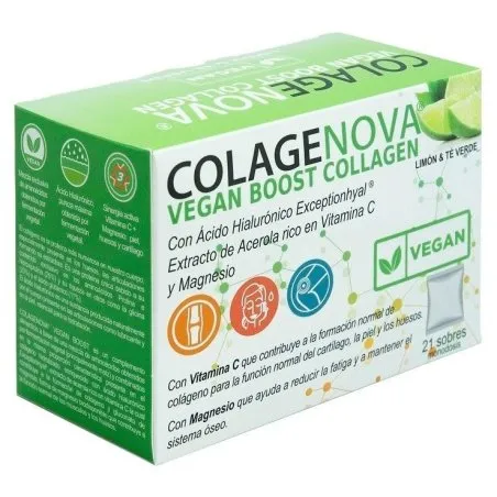 Colagenova vegan boost te verde y lim&oacute;n 21s Colagenova - 1
