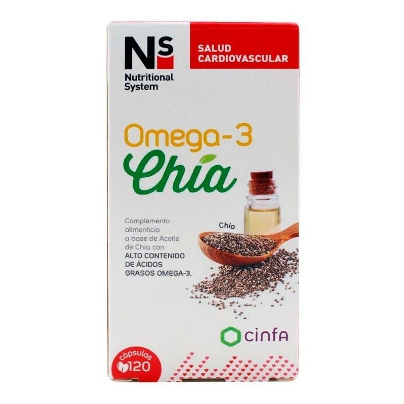 N+s omega 3 chia 120 capsulas N+S - 1