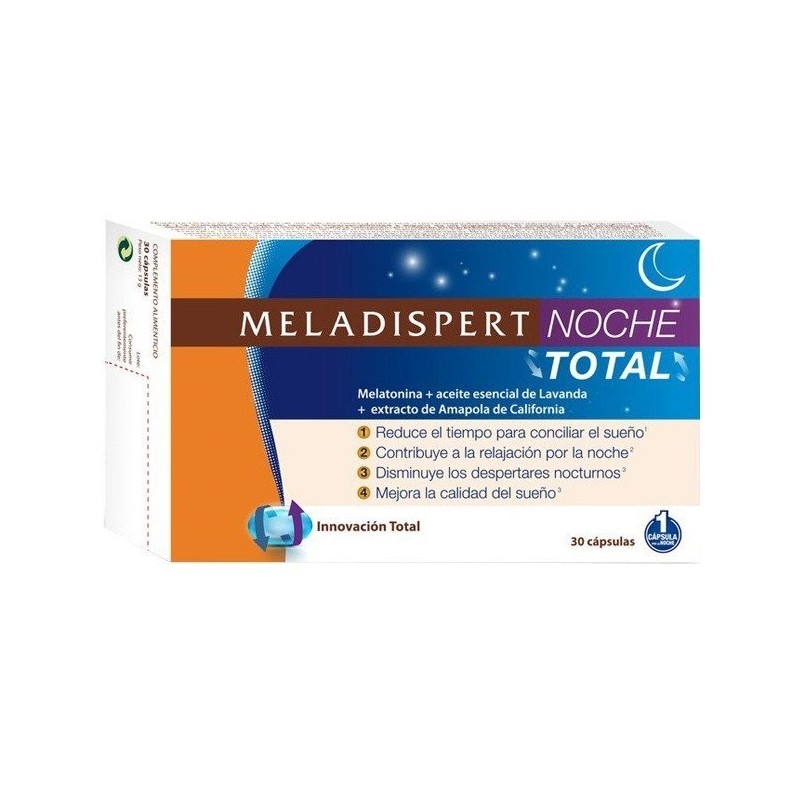 Meladispert total noche sueño 30 cápsulas Meladispert - 1