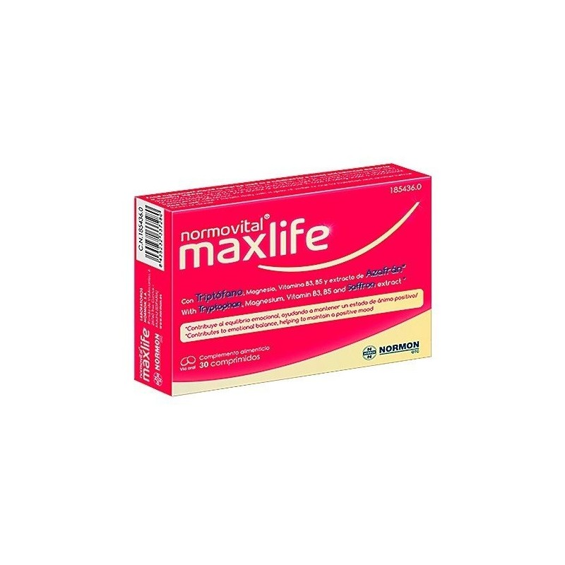 Normovital maxlife 30 comprimidos Normovital - 1