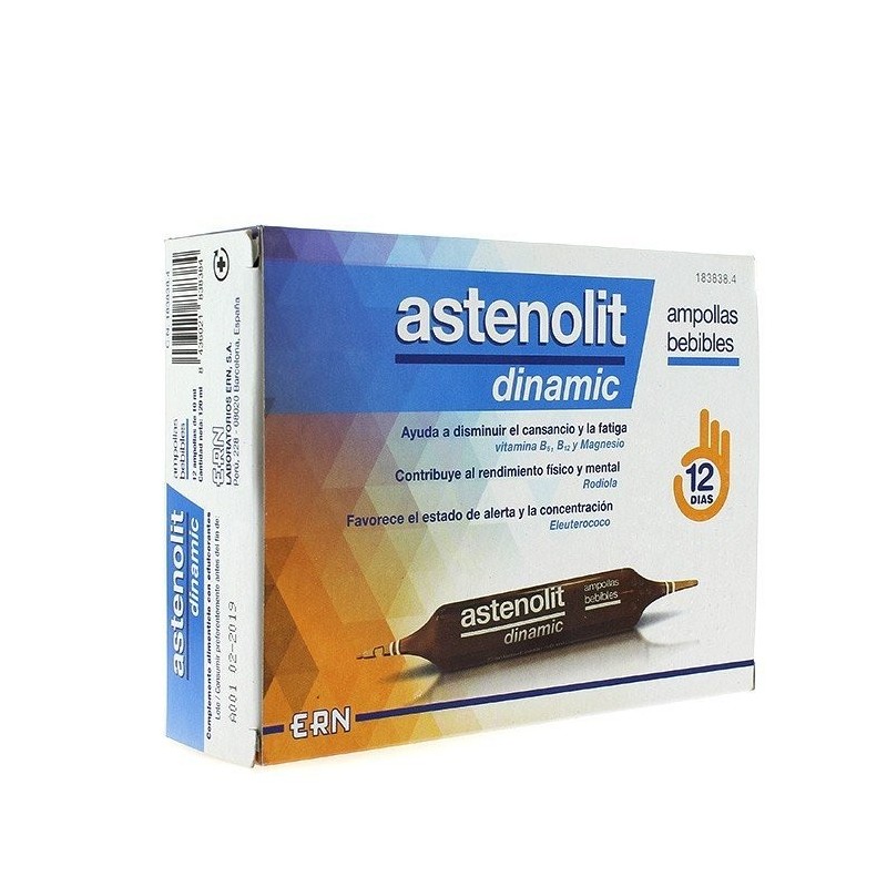 Astenolit dinamic 12 ampollas bebibles Astenolit - 1