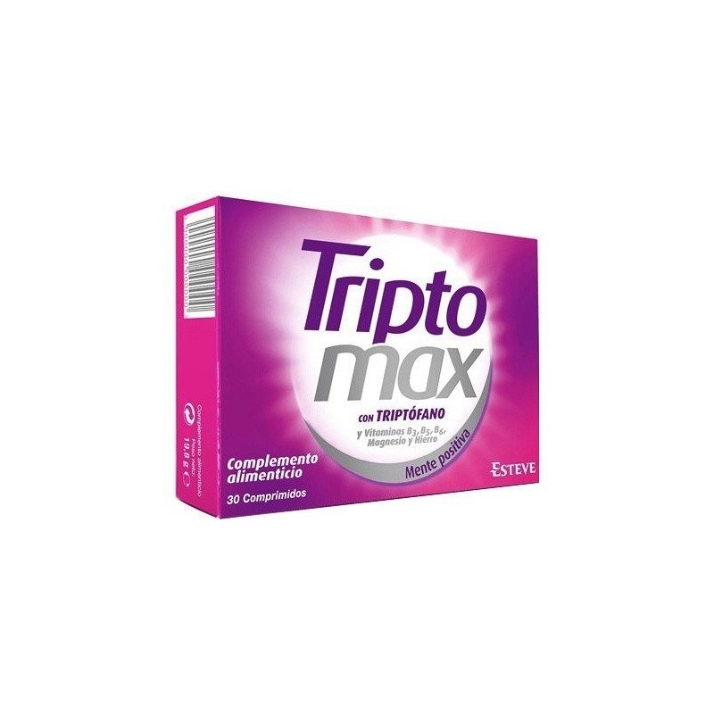 Triptomax. triptófano, hierro, magnesio y vitamina b6, b3 y b5 30comp Triptomax - 1