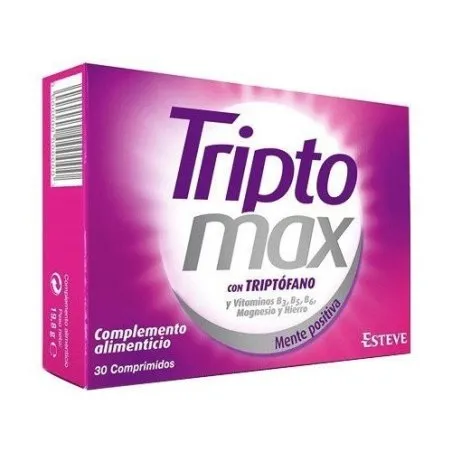 Triptomax. tript&oacute;fano, hierro, magnesio y vitamina b6, b3 y b5 30comp Triptomax - 1