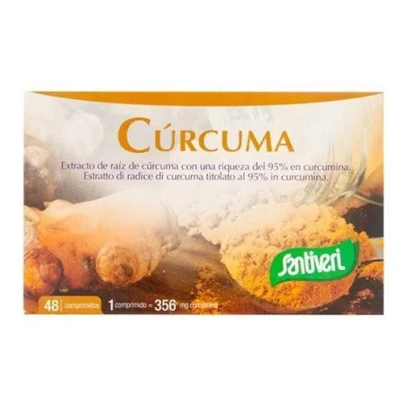 Santiveri c&uacute;rcuma 24 comprimidos Santiveri - 1