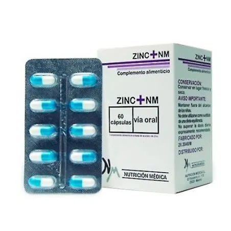 Nutrici&oacute;n m&eacute;dica zinc + nm 60 c&aacute;psulas Nutrici&oacute;n M&eacute;dica - 1