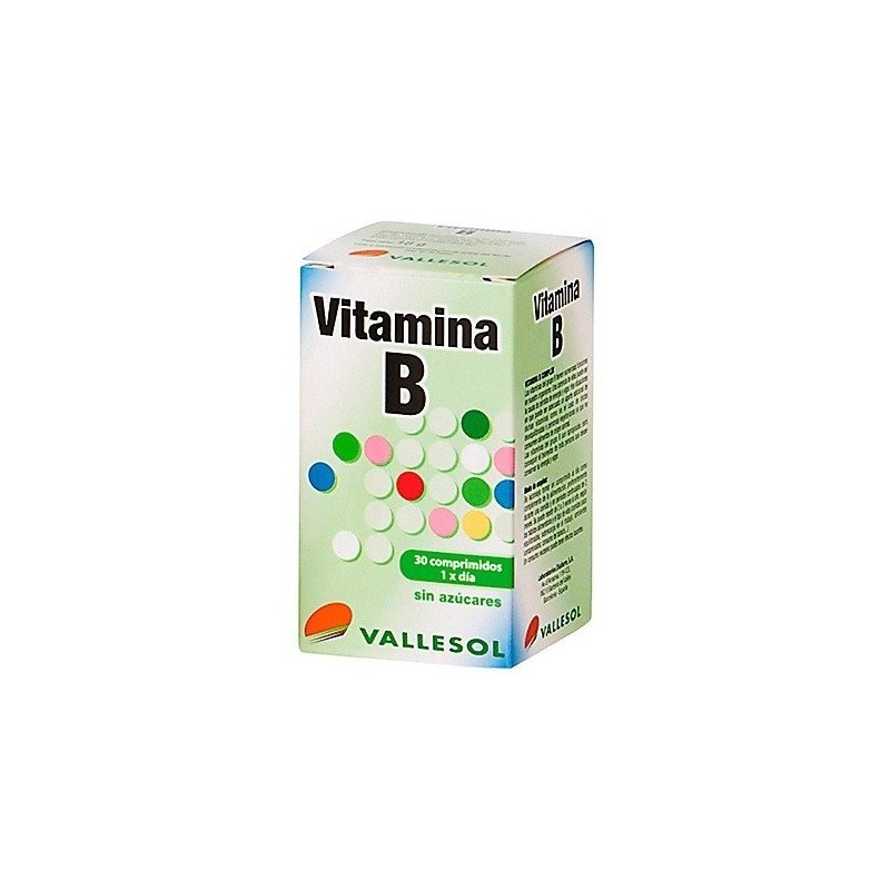 Vallesol vitamina b complex 30 comprimidos Vallesol - 1