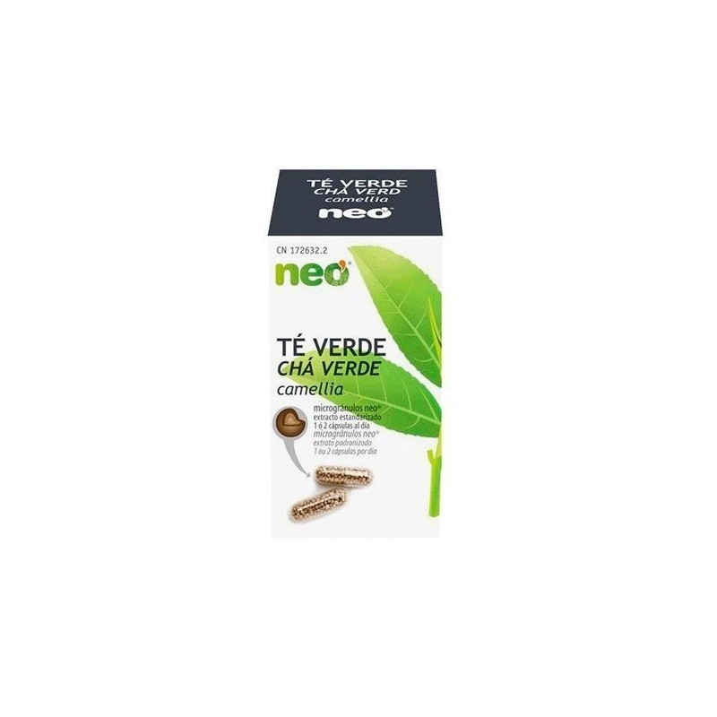 Neovital té verde microgranulos 45 cápsulas Neovital - 1