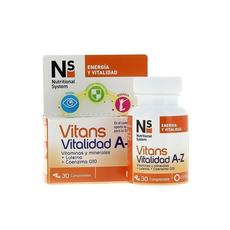 N+s vitans vitalidad a-z 30 comprimidos N+S - 1