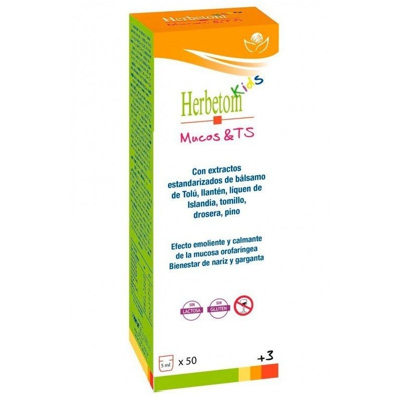 Herbetom kids mucos y tos 250ml Bioserum - 1