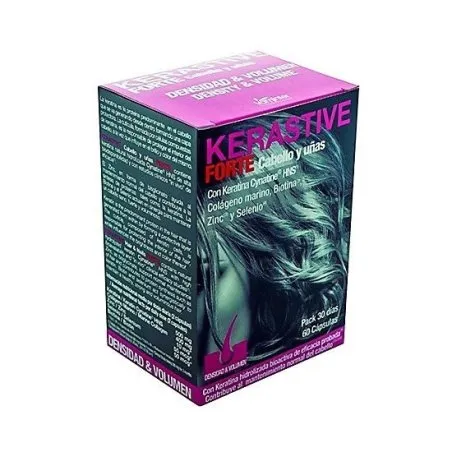 Kerastive forte keratina+colag+oligo 60 c&aacute;psulas Kerastive - 1