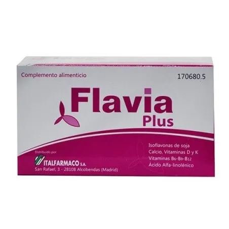 Flavia plus menopausia 30 c&aacute;psulas Flavia - 1