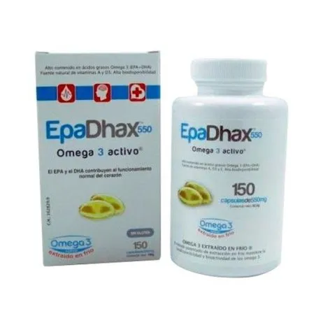 Epadhax omega 3 activo 550 mg 150 c&aacute;psulas Epadhax - 1