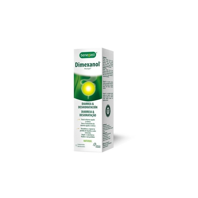 Dimexanol adultos 10 comp. efervescentes Benegast - 1