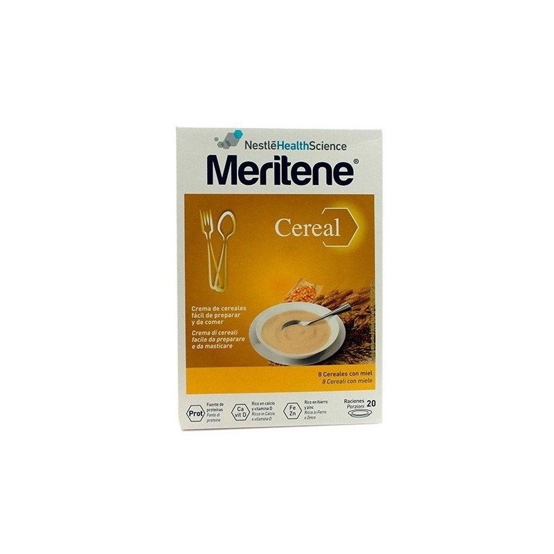 Meritene 8 cereales con miel 2 x 300g Meritene - 1