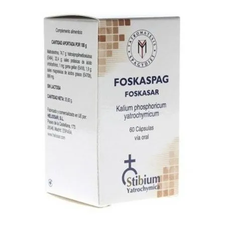 Foskaspag 60 c&aacute;psulas heliosar Heliosar - 1