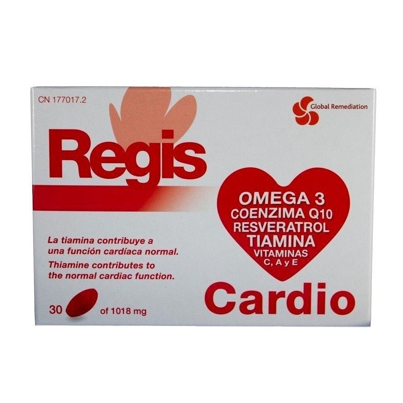 Regis cardio 30 comprimidos Global Remediation - 1