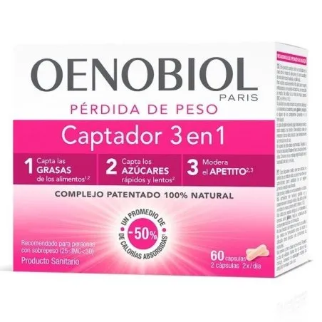 Oenobiol captador 3 en 1 60 c&aacute;psulas Oenobiol - 1
