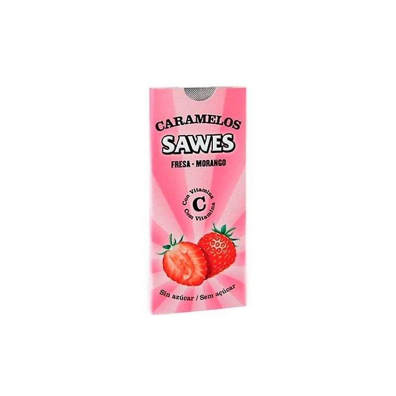 Caramelos sawes fresa s/a. blisters Sawes - 1