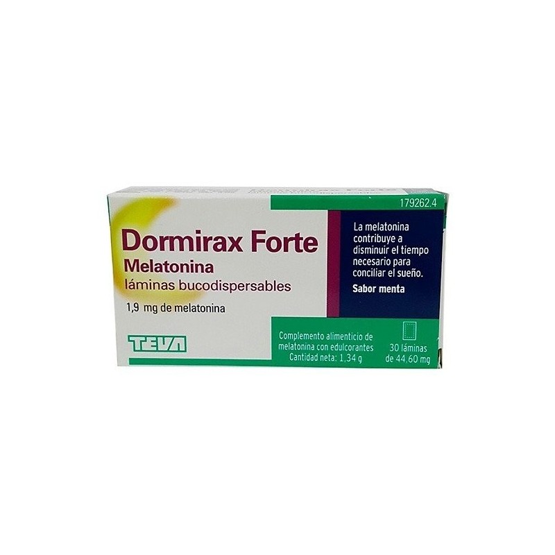 Dormirax melatonina forte 30 laminas buc Teva - 1